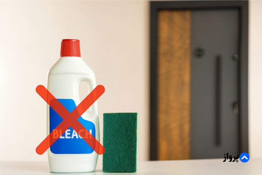 تمیز کردن درب ضد سرقت فلزی