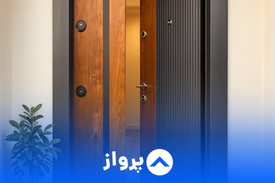 تمیز کردن درب ضد سرقت