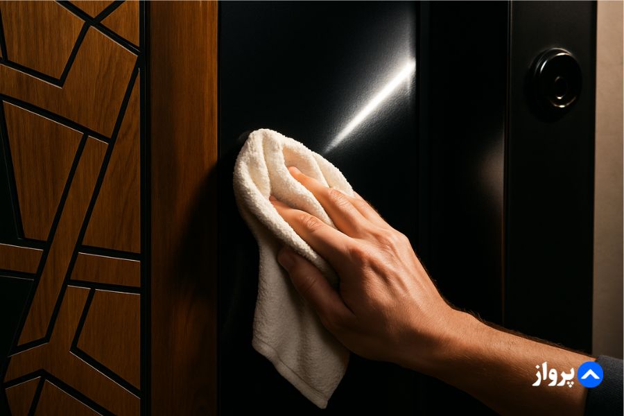 نحوه تميز كردن درب ضد سرقت