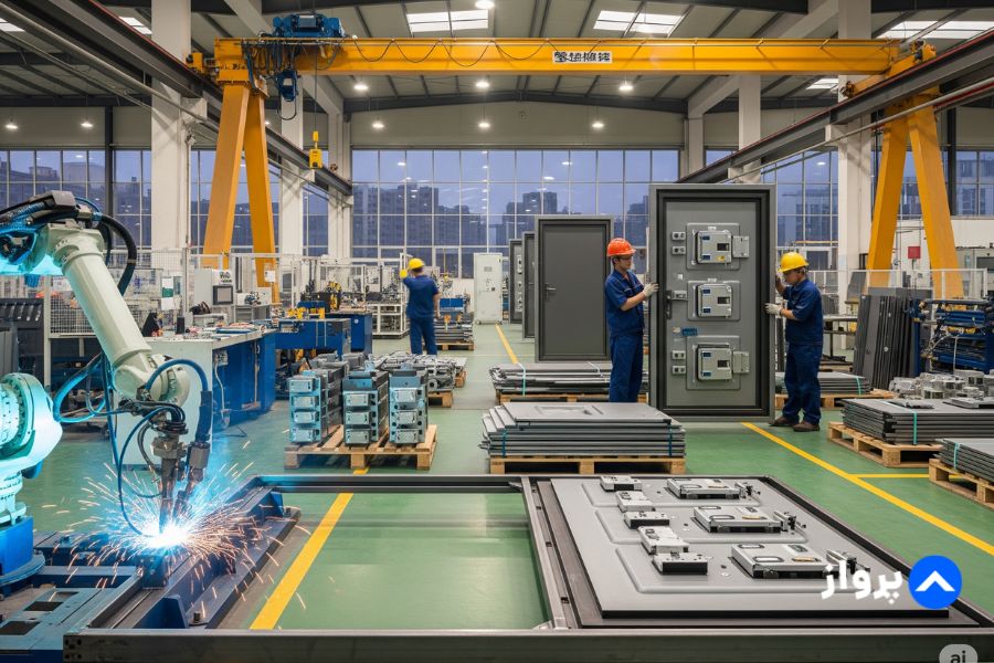 درب ضد سرقت در کرمانشاه