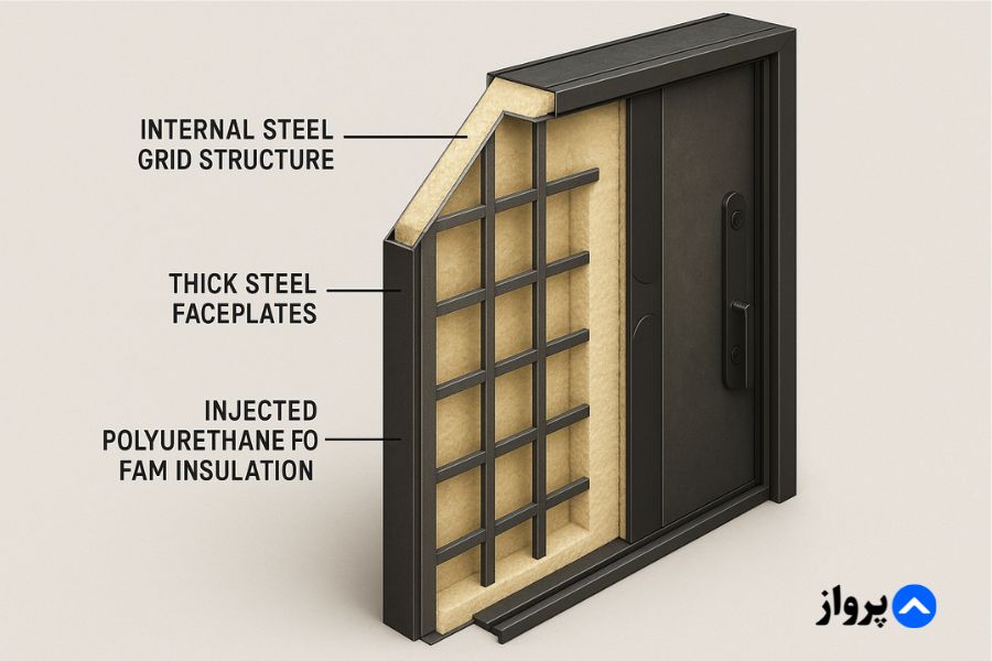 اجزای درب ضد سرقت