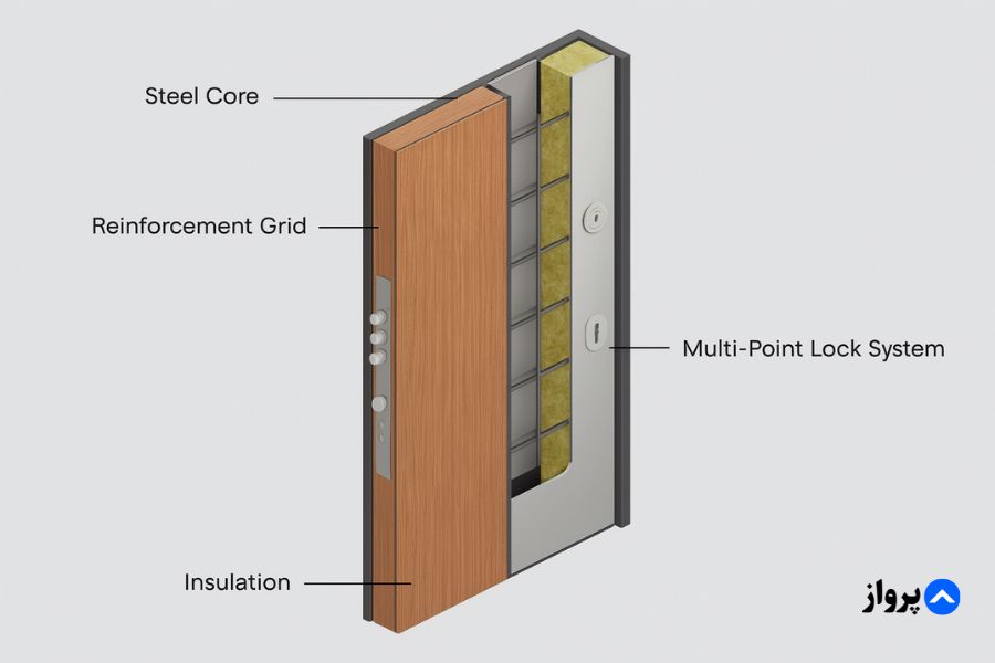 درب ضد سرقت در شرق تهران