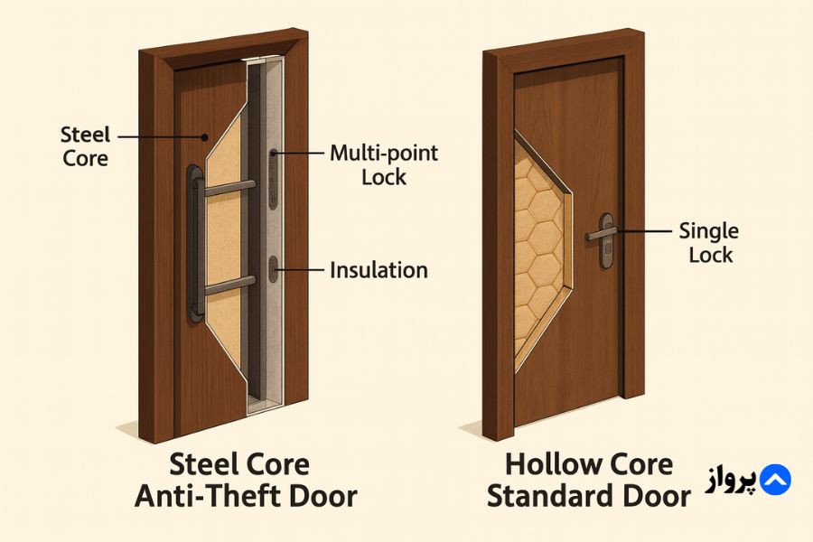درب ضدسرقت شیراز